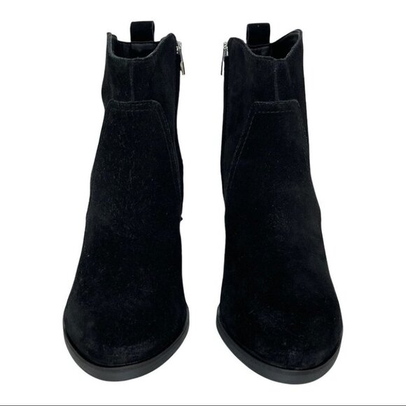 Dolce Vita Saint Black Suede Leather Womens Ankle Boots Size 10M - Picture 4 of 13